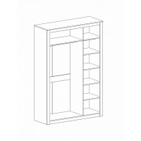 Шкаф трехдверный с зеркалом Даллас (Мебельград) - Изображение 1